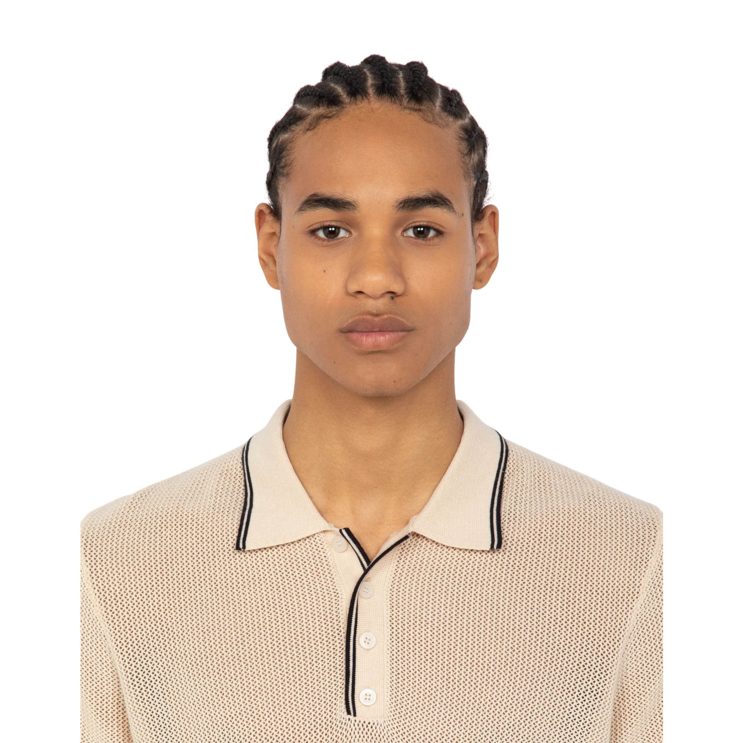 Polo Retro 50s Mesh Knit - Off White