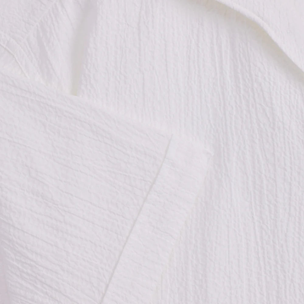 Seersucker Shirt - White