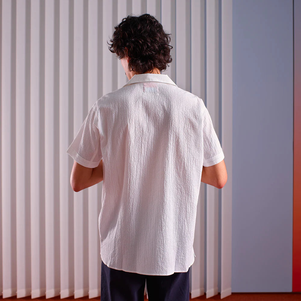Seersucker Shirt - White