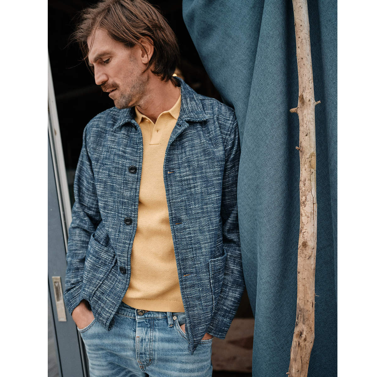 Kojima Jacket - Navy