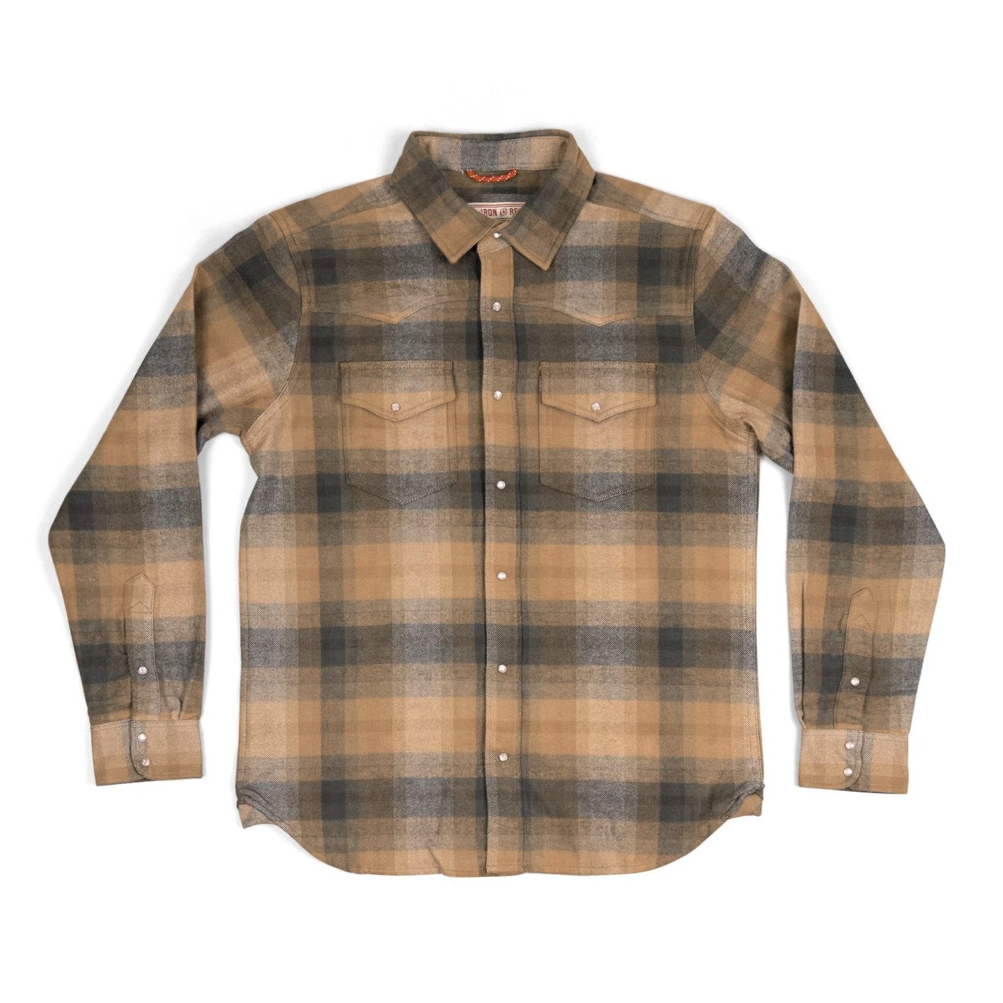 Iron & Resin Somis Flannel Shirt - Camel