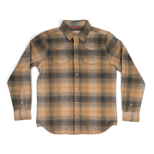 Iron & Resin Somis Flannel Shirt - Camel