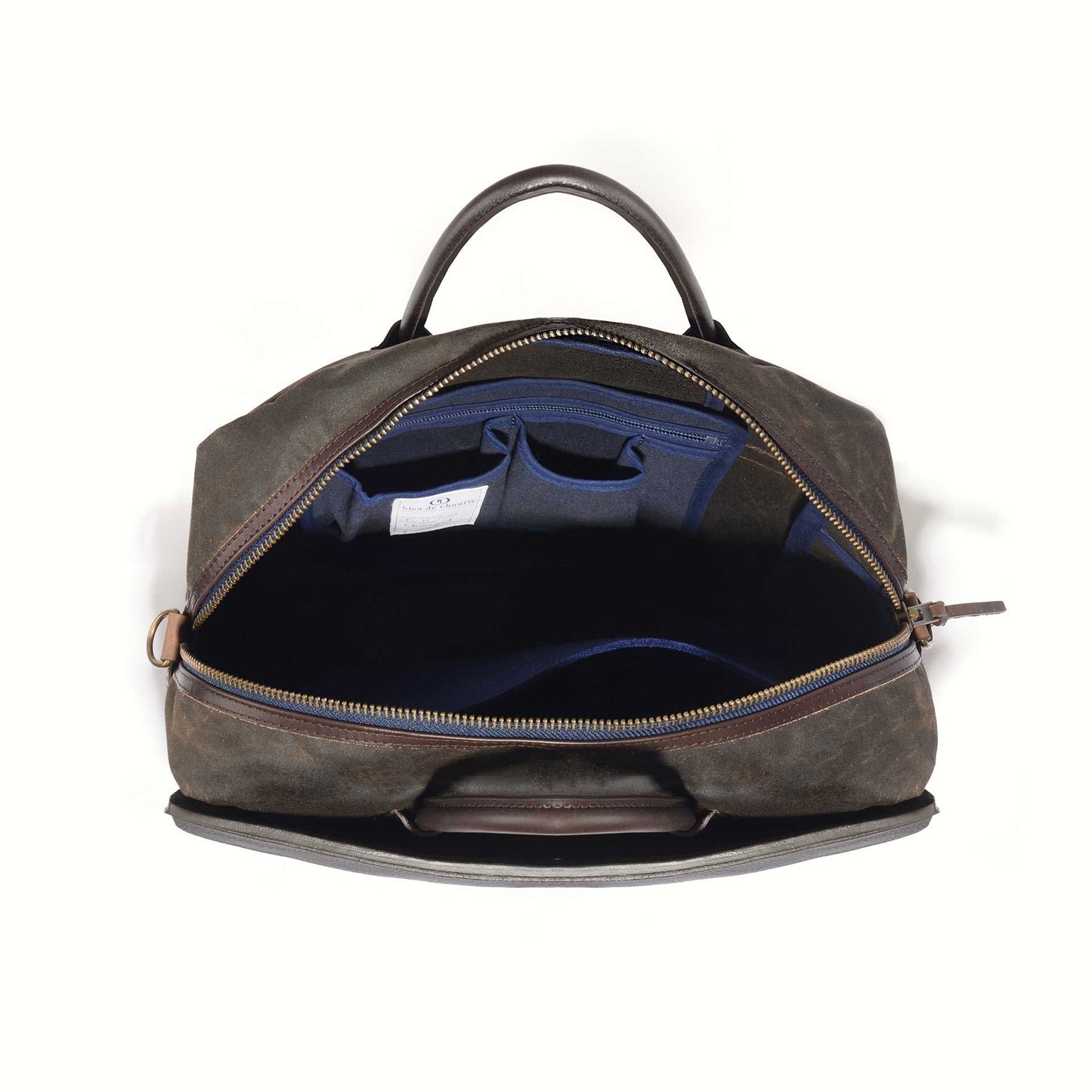 Zeppo Canvas Arbeitstasche - Dark Khaki Waxed