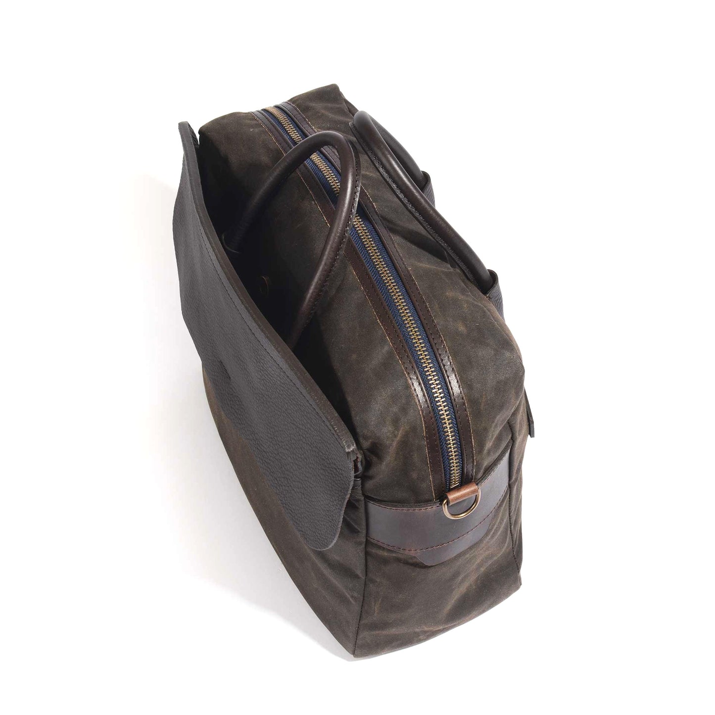 Zeppo Canvas Arbeitstasche - Dark Khaki Waxed