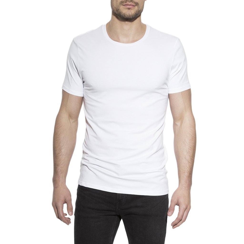 Crew Neck Tee - White - L'Atelier 