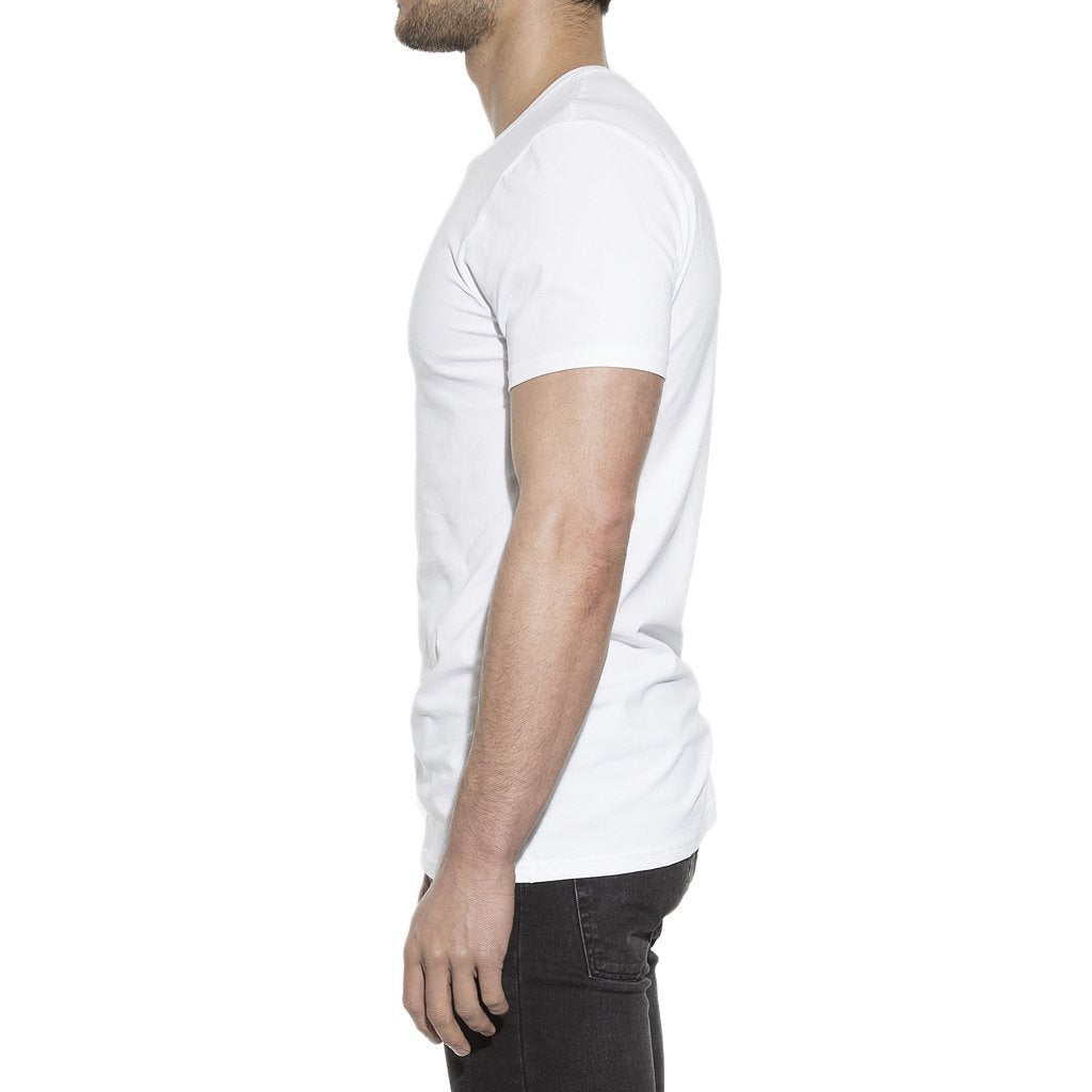 Crew Neck Tee - White - L'Atelier 