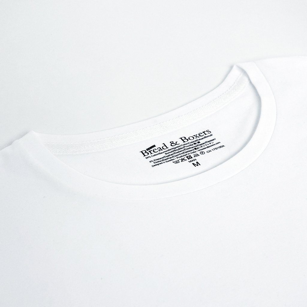 Crew Neck Tee - White - L'Atelier 