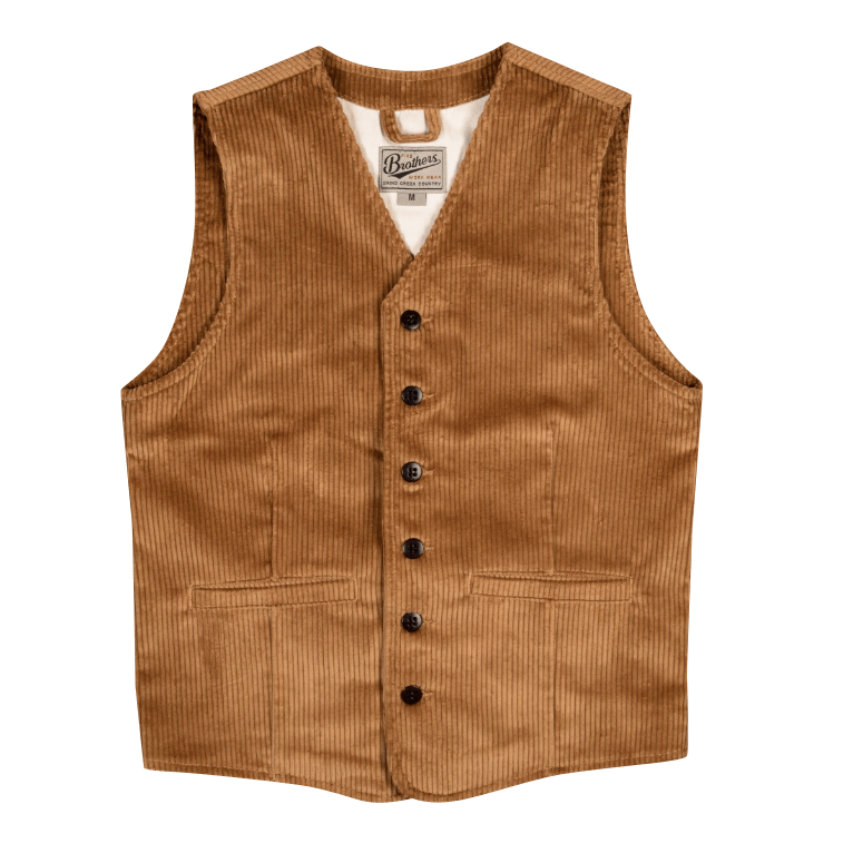 1905 Hauler Vest Cord - Mustard - L'Atelier