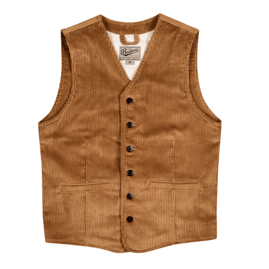 1905 Hauler Vest Cord - Mustard - L'Atelier 