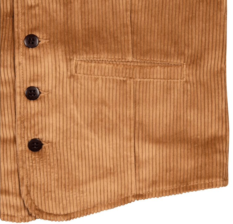 1905 Hauler Vest Cord - Mustard - L'Atelier