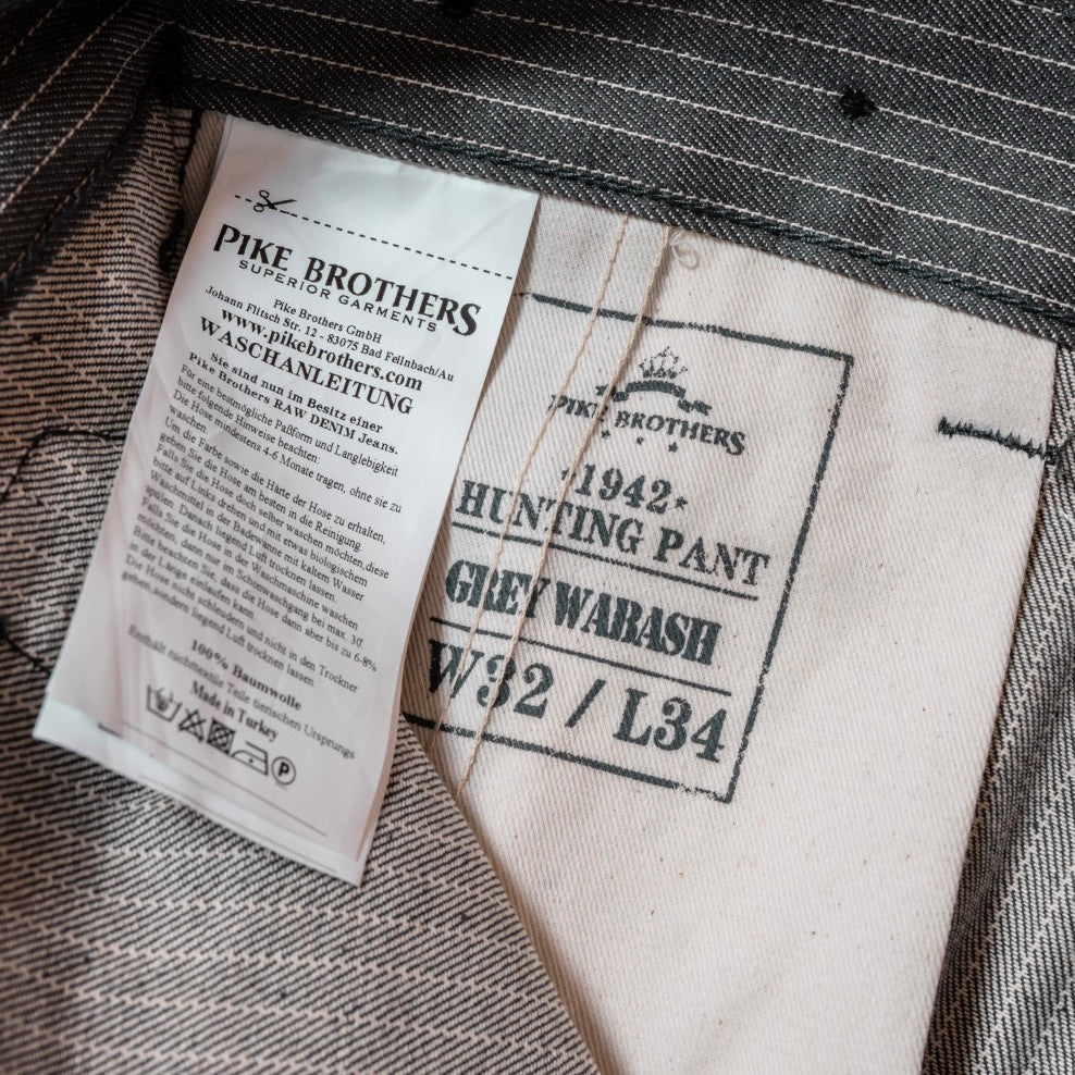 1942 Hunting Pant - Grey Wabash