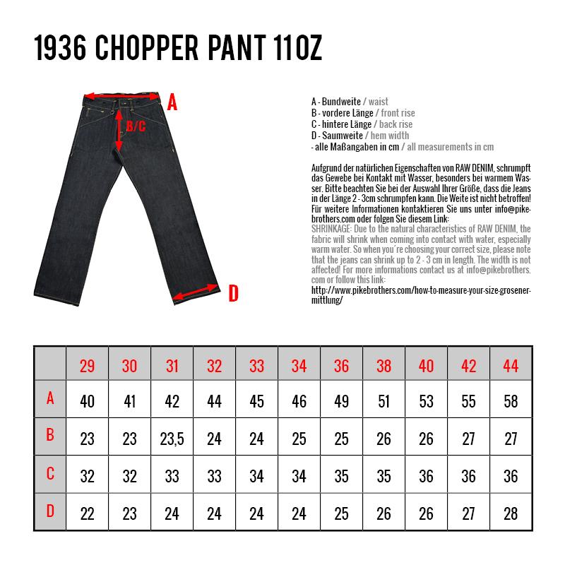 1936 Chopper 11oz. - Raw - L'Atelier