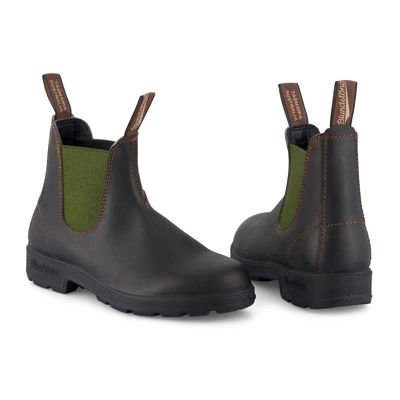 Blundstone 519 Stout Brown Olive Elastic