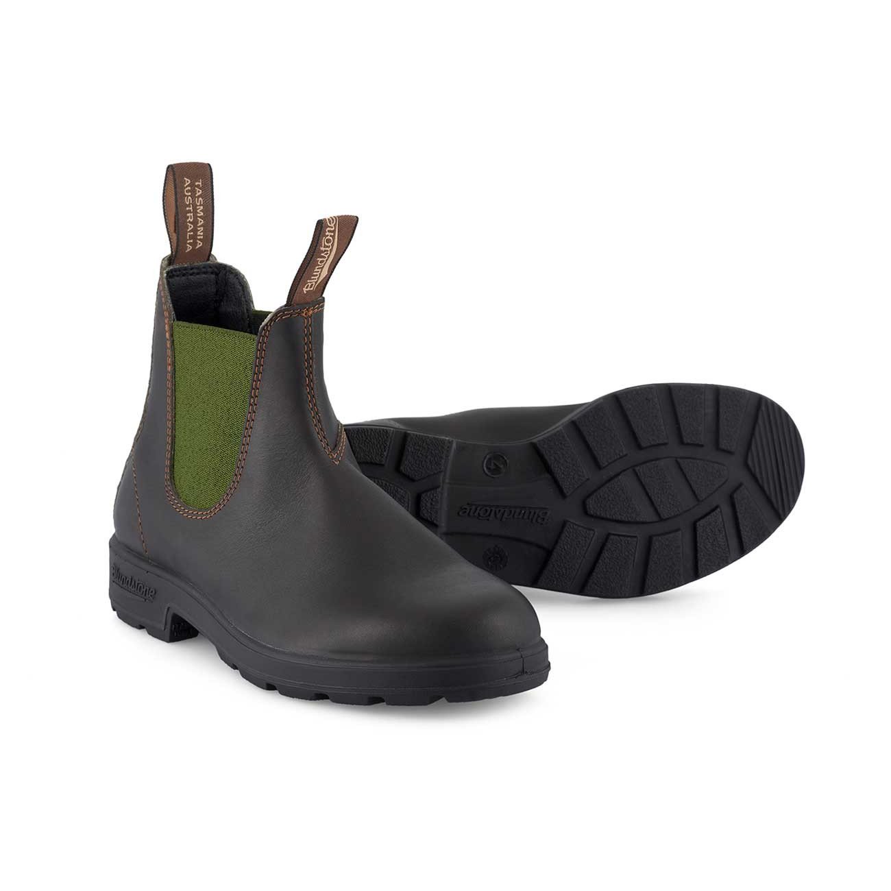 Blundstone 519 Stout Brown Olive Elastic