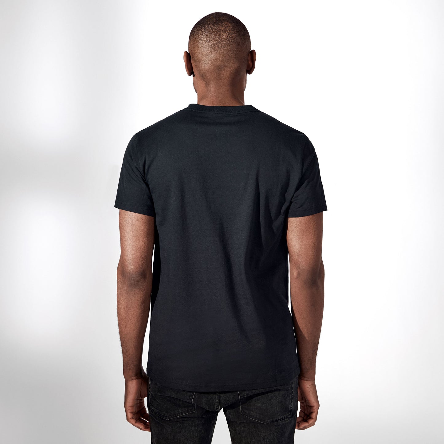 Basic Heavyweight Crew Neck T-Shirt - Black