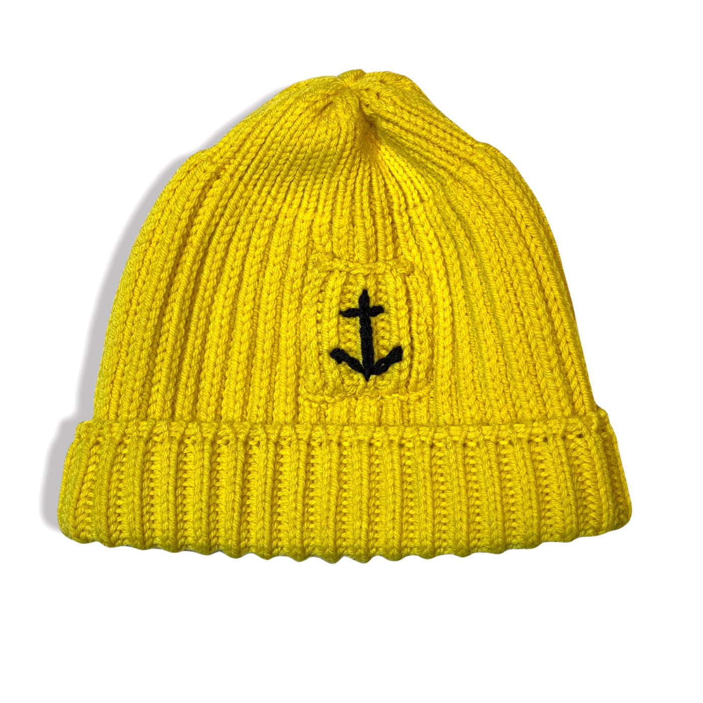 GRP anchor merino beanie yellow