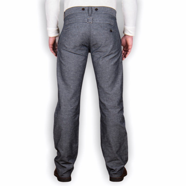 1942 Hunting Pant Linen - Smoke Grey