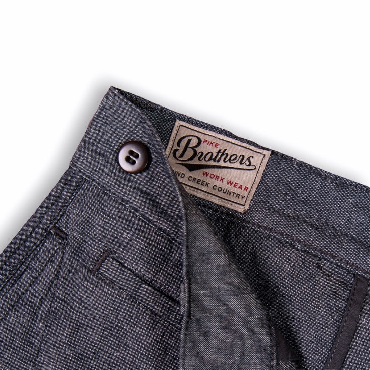 1942 Hunting Pant Linen - Smoke Grey