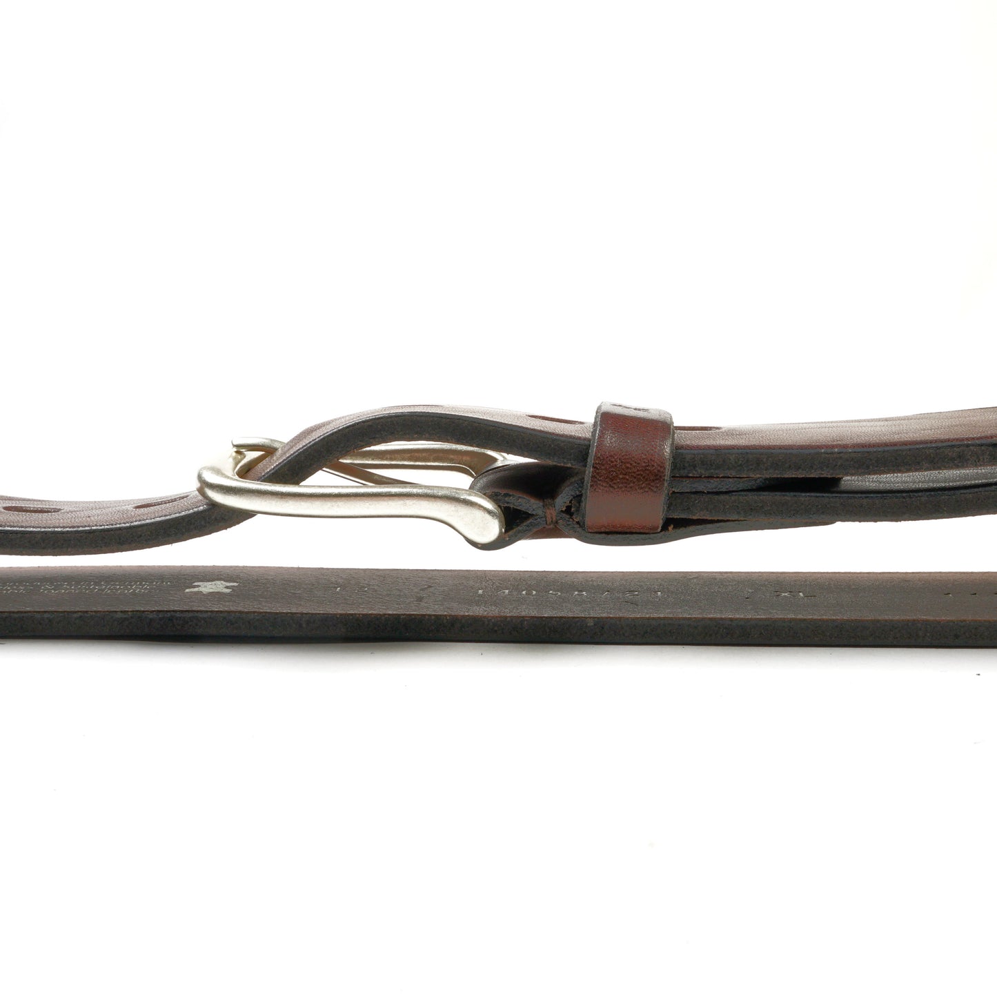 Blake Silberschnalle - Braun - 4cm