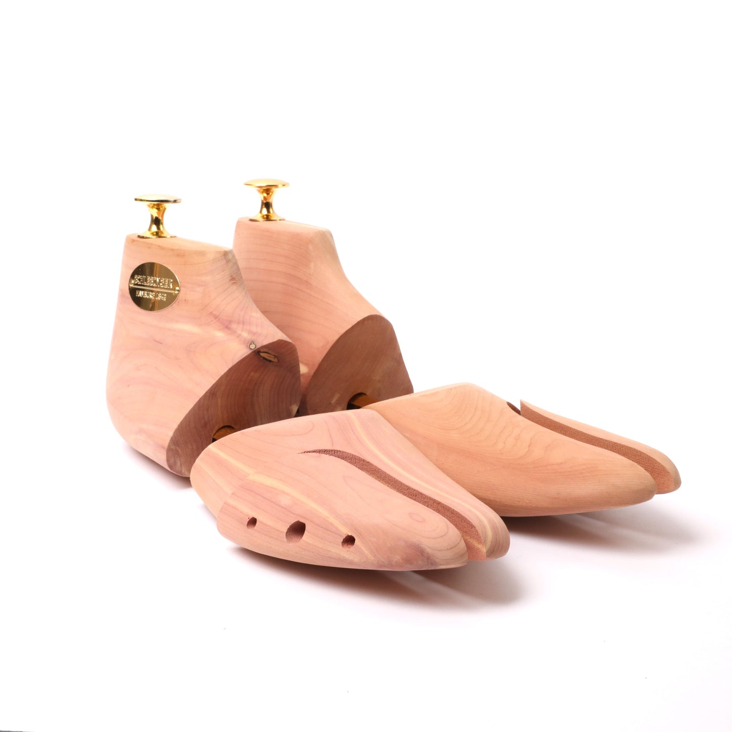 boot tensioner cedar wood frontview