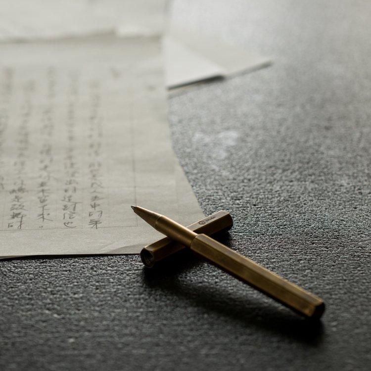 Ystudio Classic Rollerball Pen - Brass - L'Atelier