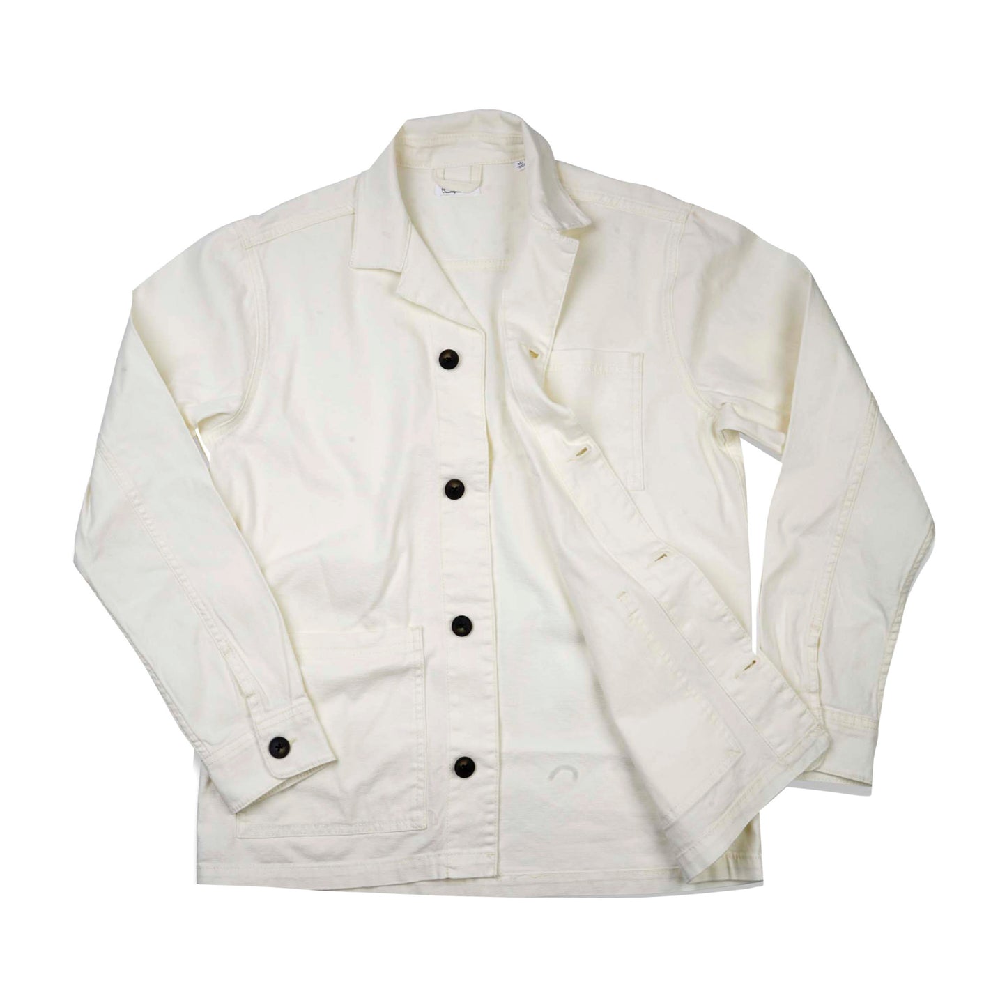 pine blazer canvas overshirt white