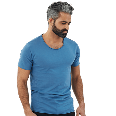 Elia 50 Blanco - crew neck, open edges - L'Atelier