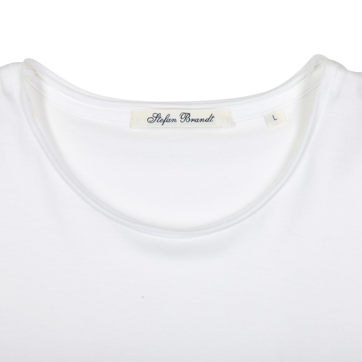 Elia 50 Blanco - crew neck, open edges - L'Atelier