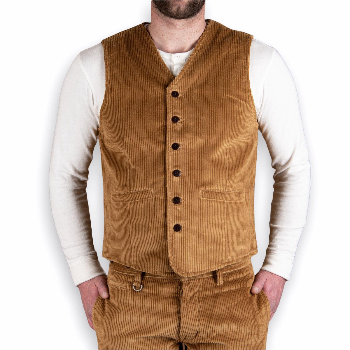 1905 Hauler Vest Cord - Mustard