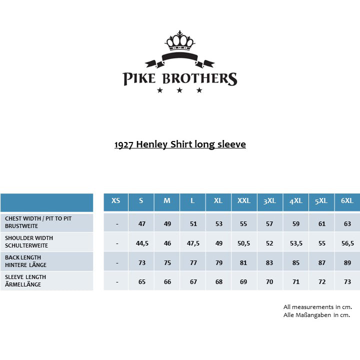 1927 Henley Langarm - Indigo Melange