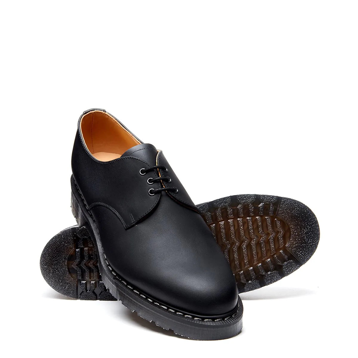 Gibson Shoe 3 Eye - Black Greasy