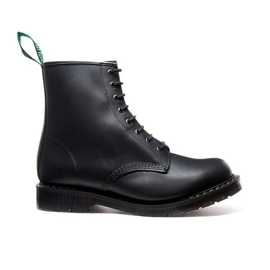 Derby Boot 8 Eye - Black Greasy