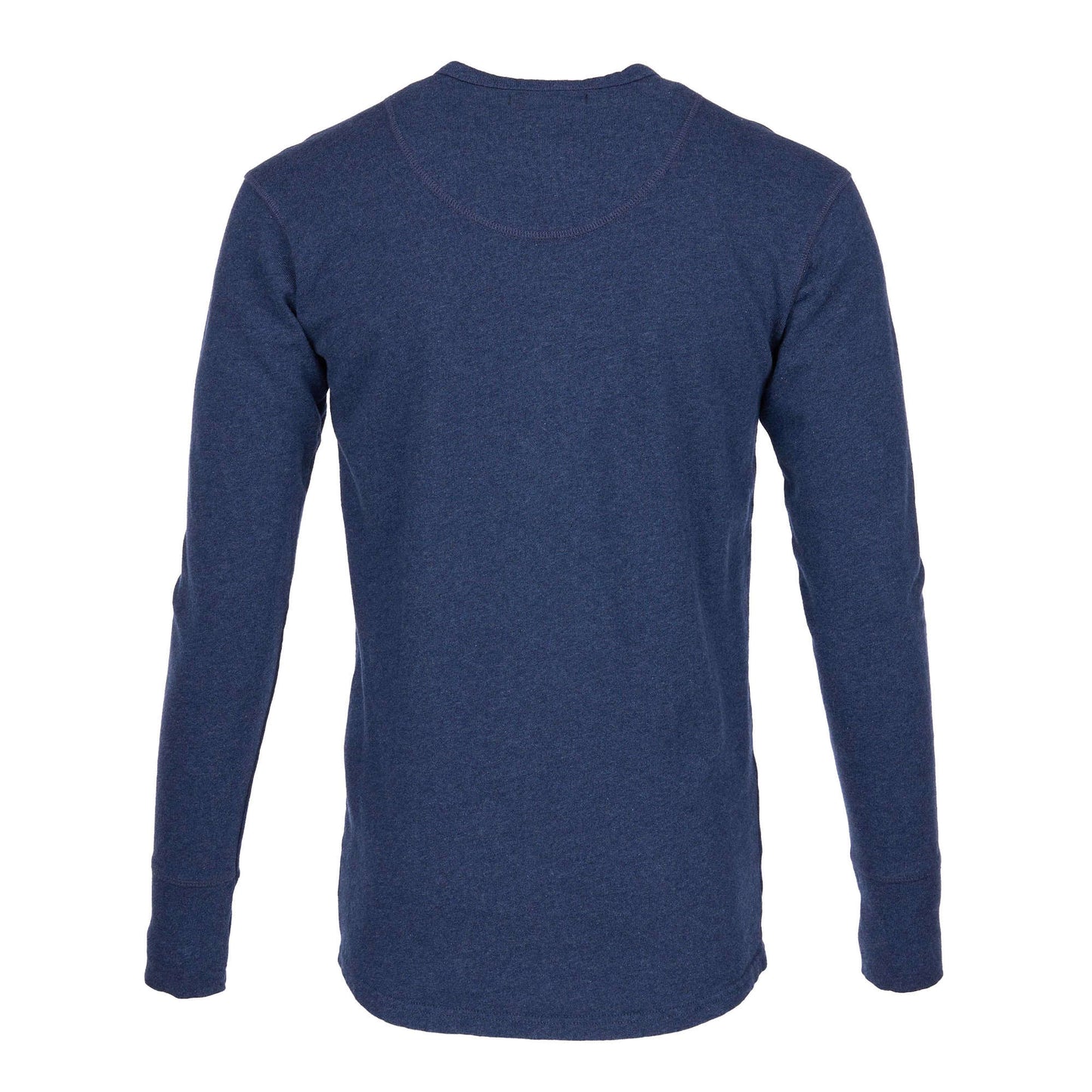1954 Henley Long Sleeve - Indigo Melange