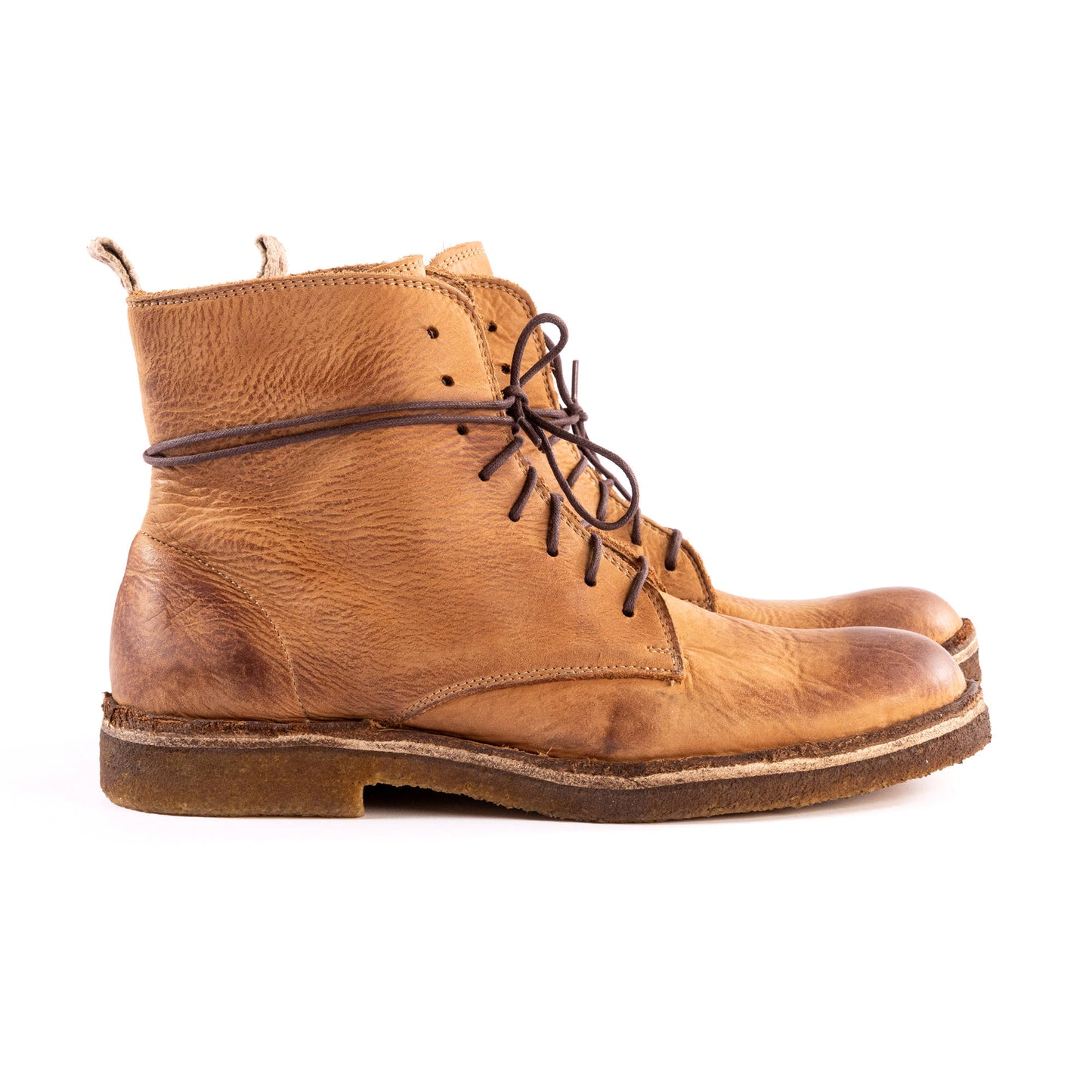 astorflex bootflex used leather dark chestnut