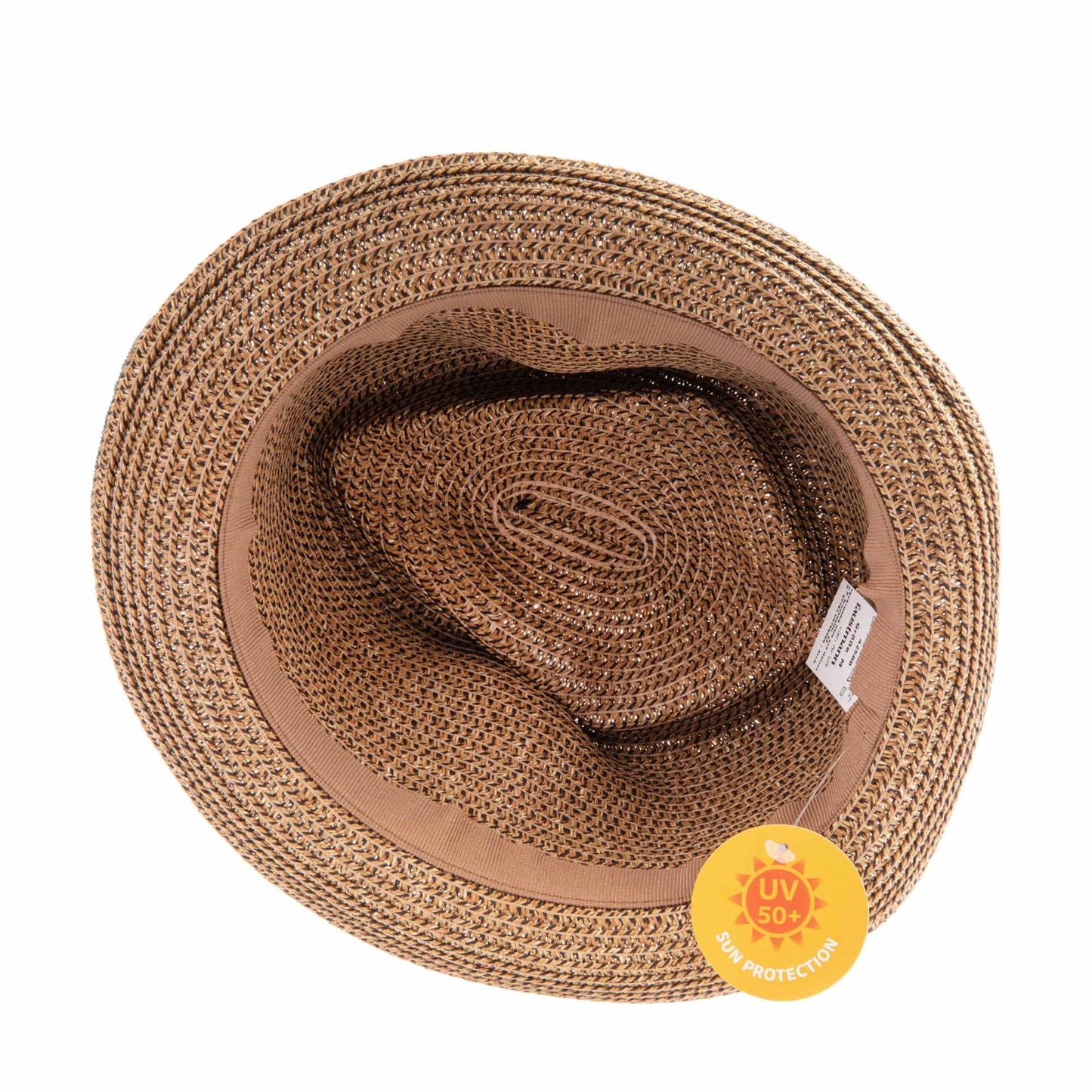 Pork Pie Straw - Braun Melange