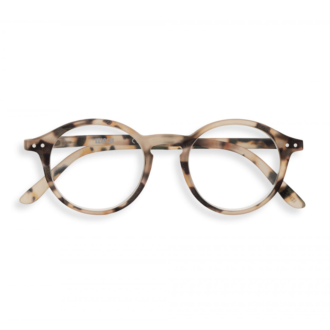 izipizi reading glasses D shape light tortoise