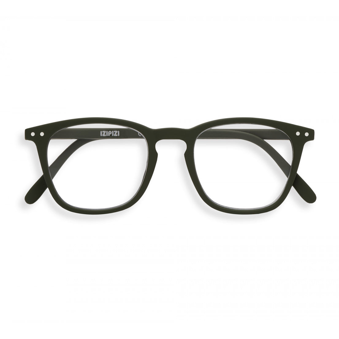 izipizi reading glasses E shape kaki green