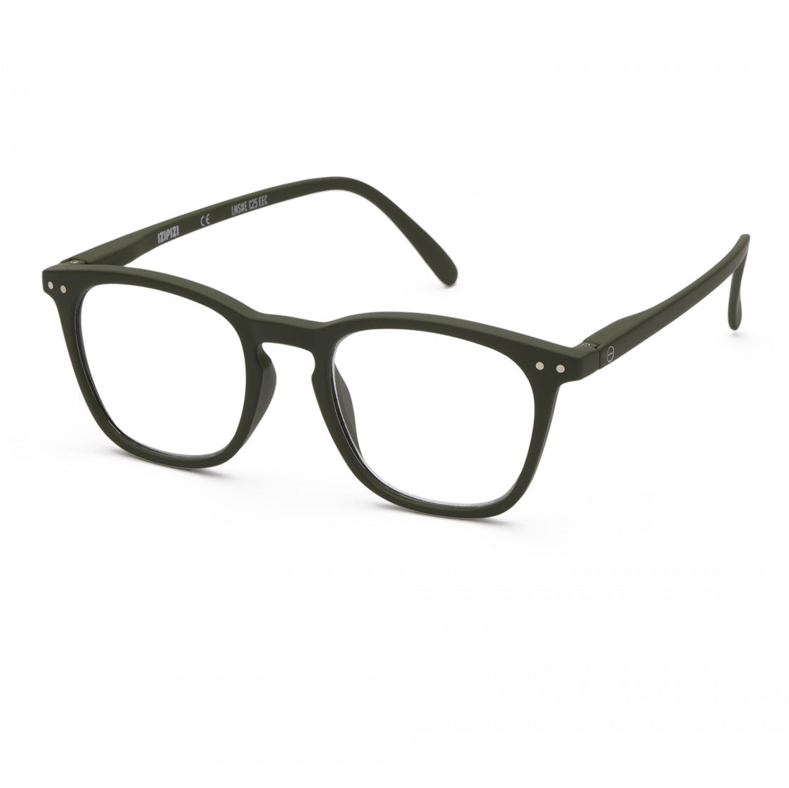 #E LESEbrille Kakigrün