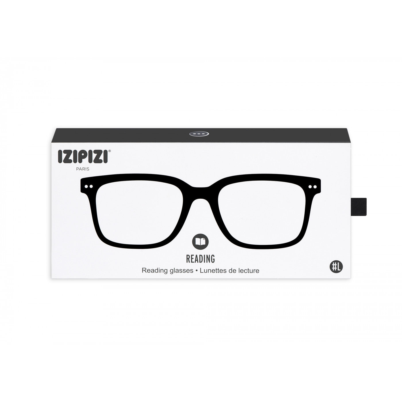 #L READING Glasses Black
