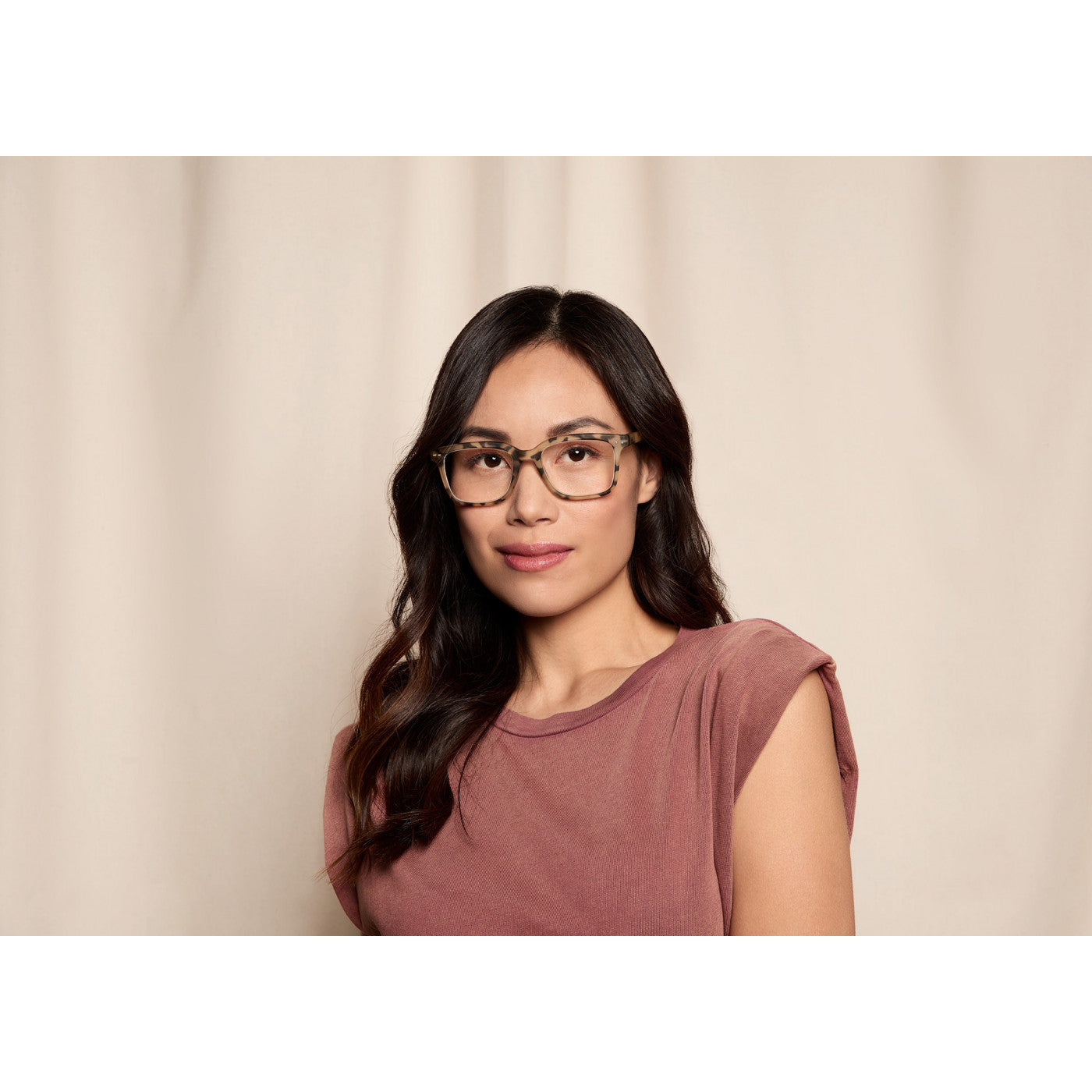 #L READING Glasses Black