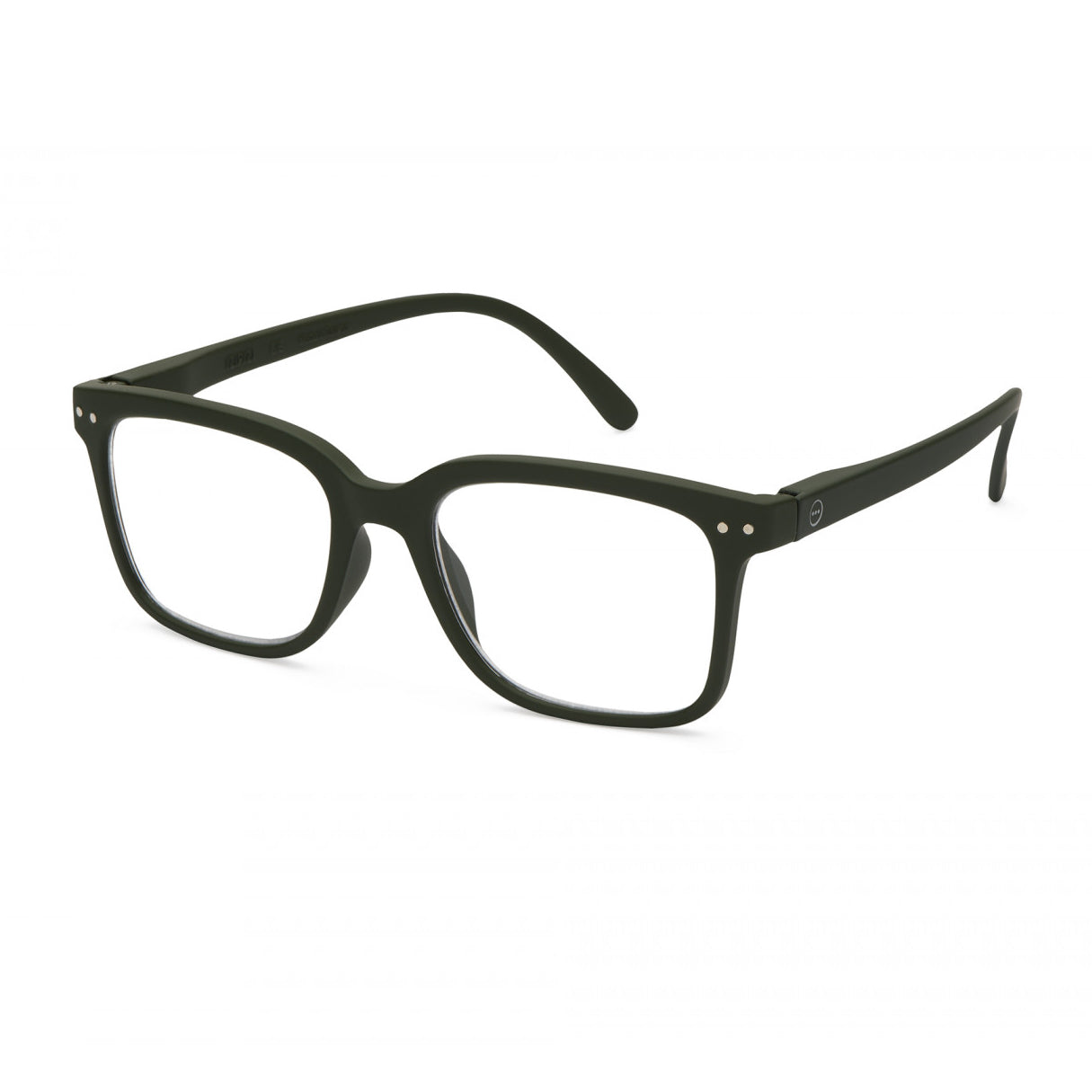 #L LESEbrille Kakigrün