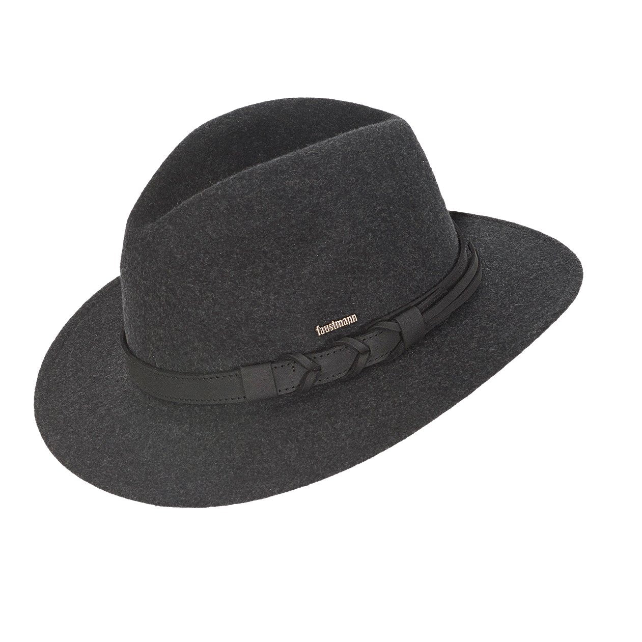 Faustmann Outleaf Wool Traveller Hat - Anthra/Black
