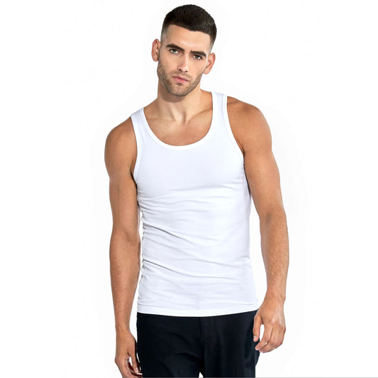 2er-Pack Tanktops – Weiß