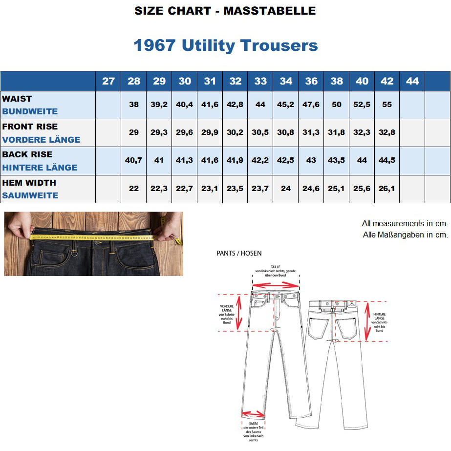 1967 Utility Pant - Light Brass Corduroy