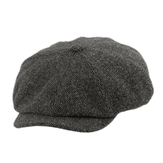 Newsboycap Wool 57003 - Anthrazit Melange