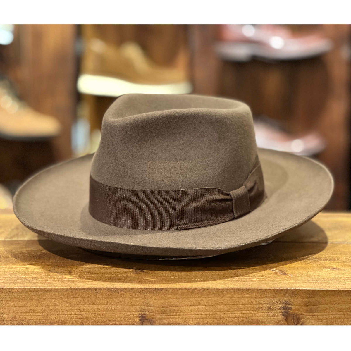 Classic Wool Brown Fedora Hat Wool Classic | Felt Fedora Hat | Eric Javits main image 2