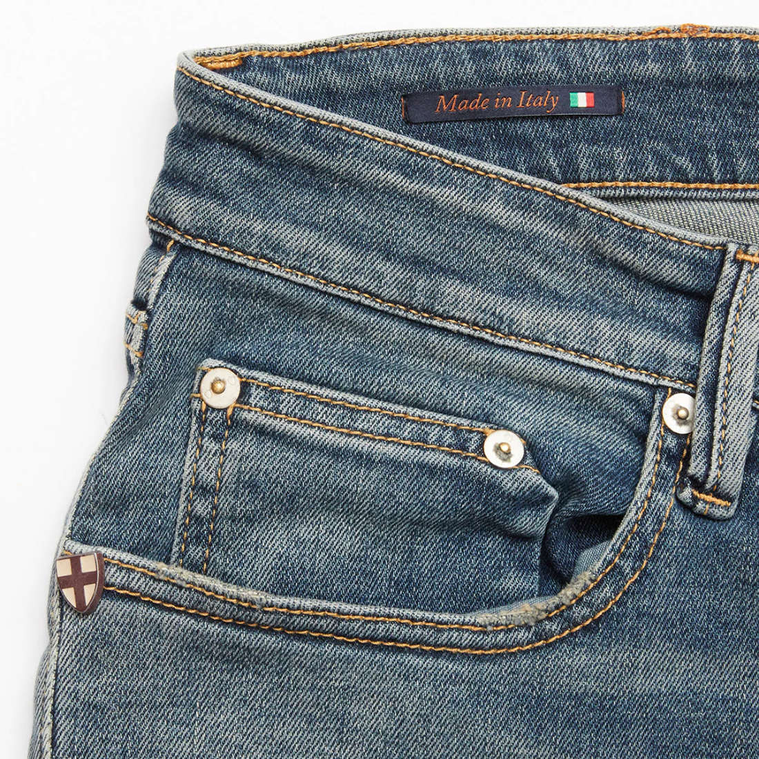 Vinci Antique Jeans - Mid Blue