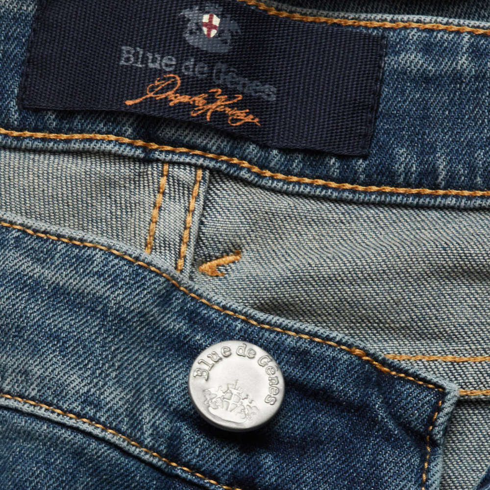 Vinci Antique Jeans - Mid Blue