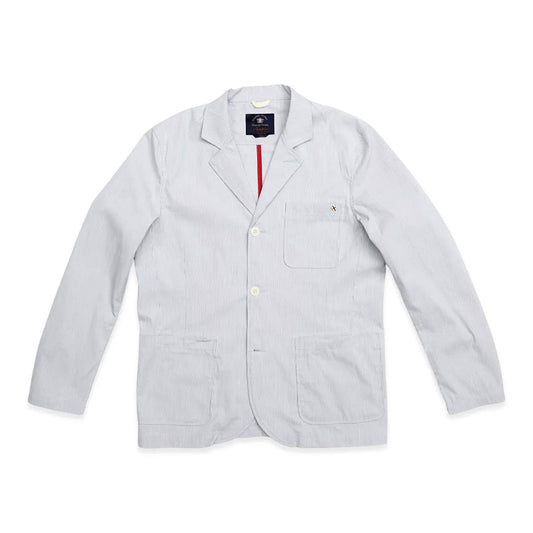 Blue de Genes Gabbiano Riga Blazer - Blue Stripe