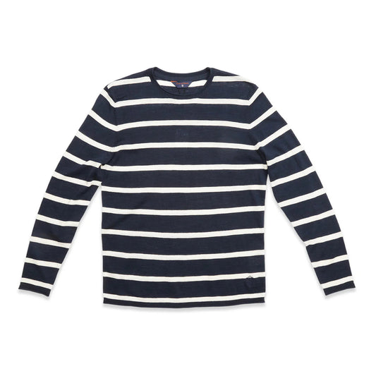 Monte Stripe Knit - Navy